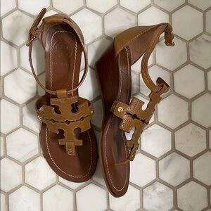Tory Burch Tan Leather Sandals